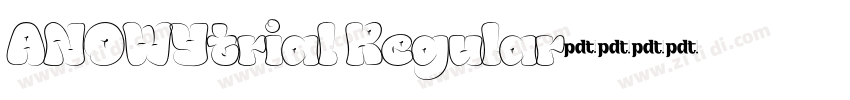 ANOWYtrial Regular字体转换